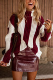 Turtleneck Striped Sweater