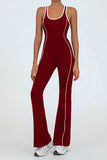 Flared Activewear Jumpsuit