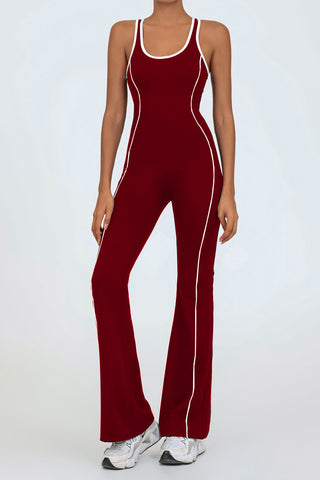 Flared Activewear Jumpsuit