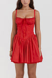 Sleeveless Corset Casual Dress