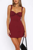 Sleeveless Mini Evening Dress