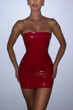 Strapless Night Out Mini Dress