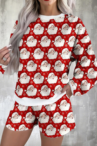 Ho Ho Ho Christmas Lounge Short Set
