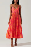 Strappy Floral Midi Dress