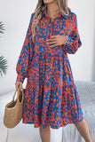 Long Sleeve Dress with Bold Printed Style