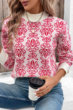 Floral Pattern Sweater