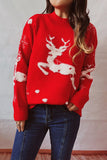 Festive Reindeer Knit Sweater
