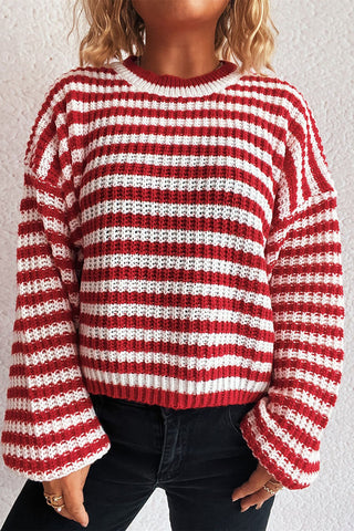Striped Knit Sweater