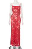 Elegant Lace Maxi Dress