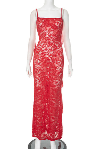 Elegant Lace Maxi Dress