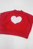 Heart Detail Sweater Top