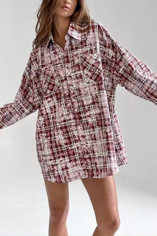 Button-Down Plaid Shirt