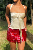 Sequin Embellished Mini Skirt