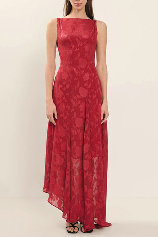 Sleeveless Floral Maxi Dress