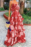 Elegant Floral Skirt Set