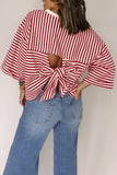 Striped Drop Shoulder Tee