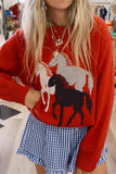 Equestrian Themed Sweater