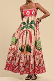 Boho Tiered Summer Maxi Dress