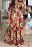 Floral Maxi Casual Dress