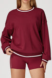 Crew Neck Long Sleeve Active Top