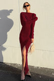 Elegant Ruched Evening Dress