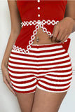 Striped Casual Shorts