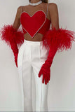 Heart-Detail Camisole Top