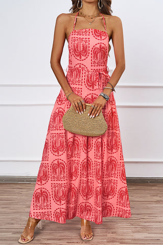 Halter-Neck Maxi Dress