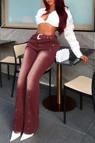 High-Waist Modern Flare Jeans