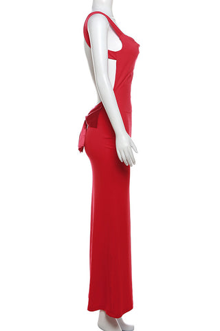 Elegant Sleeveless Evening Gown