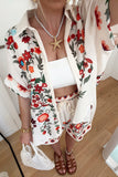 Floral Print Short Set