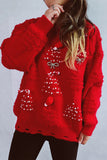 Festive Embellished Holiday Sweater