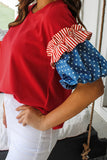 Ruffled Sleeve T-Shirt