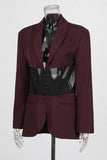 Structured Corset-Style Blazer