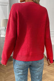 Bow Accent Knit Sweater