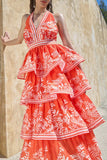 Tiered Halter Casual Dress