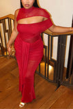Elegant Cutout Evening Dress