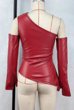 Asymmetric Sleeve Tank Top