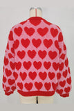 Heart Pattern Sweater