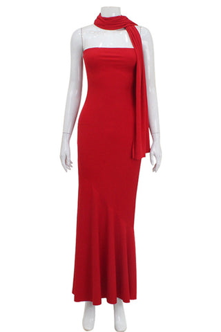 Elegant Strapless Evening Dress