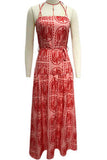 Halter-Neck Maxi Dress