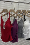 Chic Ring-Detail Tank Top