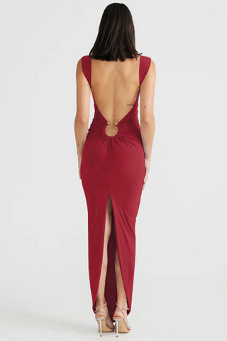 Cut-Out Detail Maxi Sundress