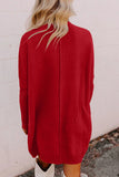Cozy Tunic Sweater Dress with Pockets