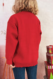 Playful Puppy Appliqué Sweater