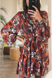 Floral Print Casual Dress