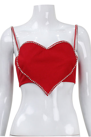 Heart-Detail Camisole Top