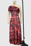 One-Shoulder Flowing Casual Dress
