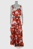Elegant Floral Skirt Set