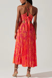 Strappy Floral Midi Dress